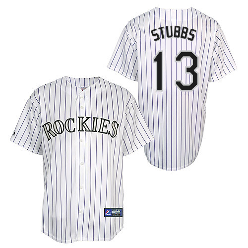 Drew Stubbs #13 Youth Baseball Jersey-Colorado Rockies Authentic Home White Cool Base MLB Jersey